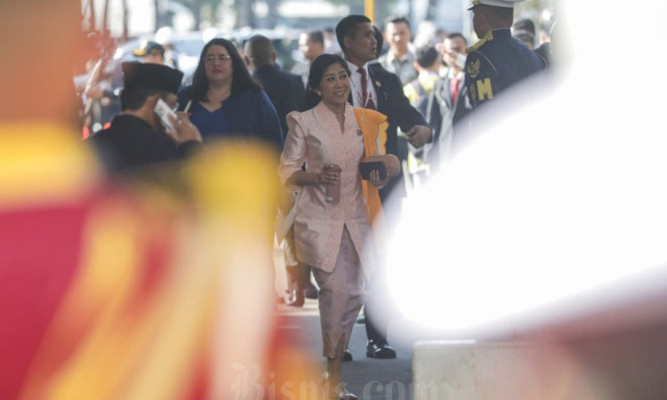Menteri Kabinet Merah Putih Hadiri Sidang Tahunan MPR RI