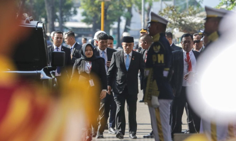 Menteri Kabinet Merah Putih Hadiri Sidang Tahunan MPR RI