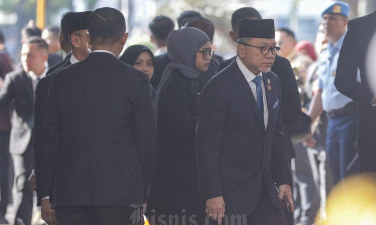 Menteri Kabinet Merah Putih Hadiri Sidang Tahunan MPR RI