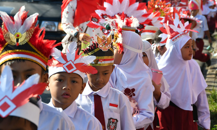 Pawai Sambut HUT ke-80 Kemerdekaan RI di Kota Bogor