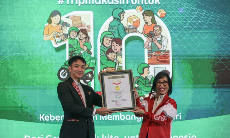 Grab Indonesia Raih Rekor MURI