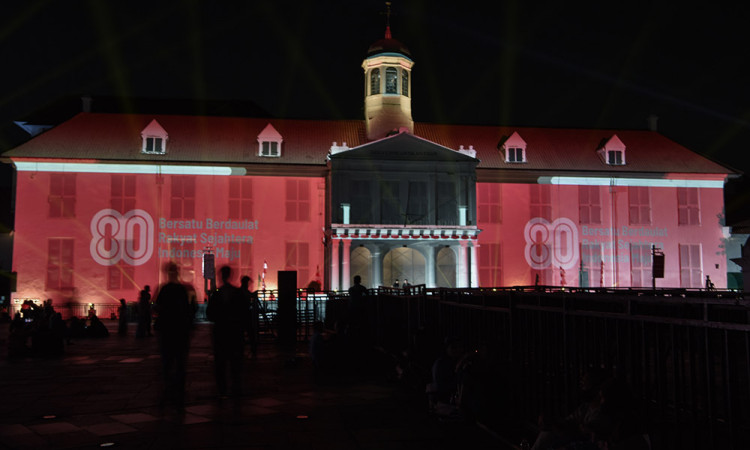 Jakarta Light Festival Sambut HUT ke-80 RI