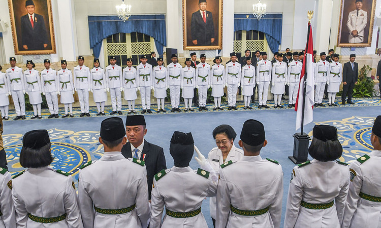 Upacara Pengukuhan Paskibraka 2025