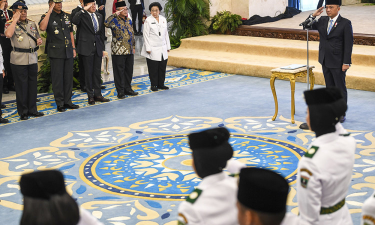 Upacara Pengukuhan Paskibraka 2025