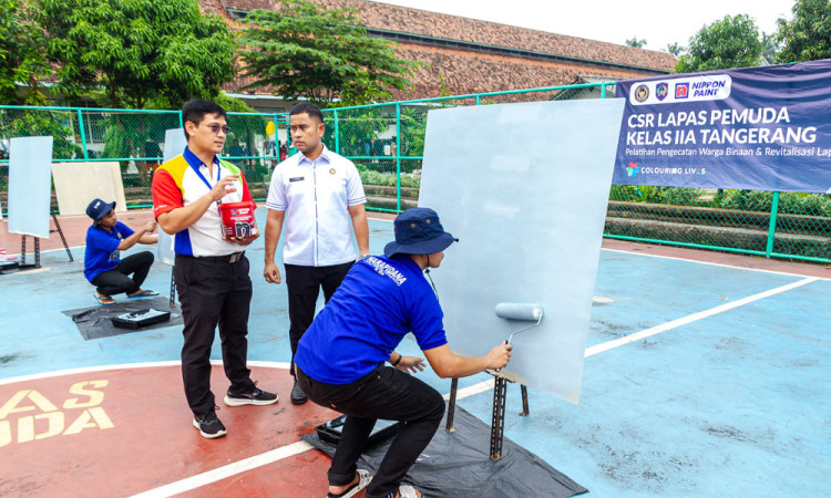 Nippon Paint Gelar Pelatihan Pengecatan di Lapas Kelas IIA Tangerang