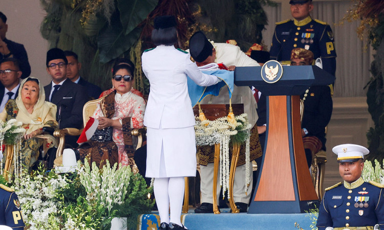Suasana Peringatan Detik-Detik Proklamasi di Istana Merdeka