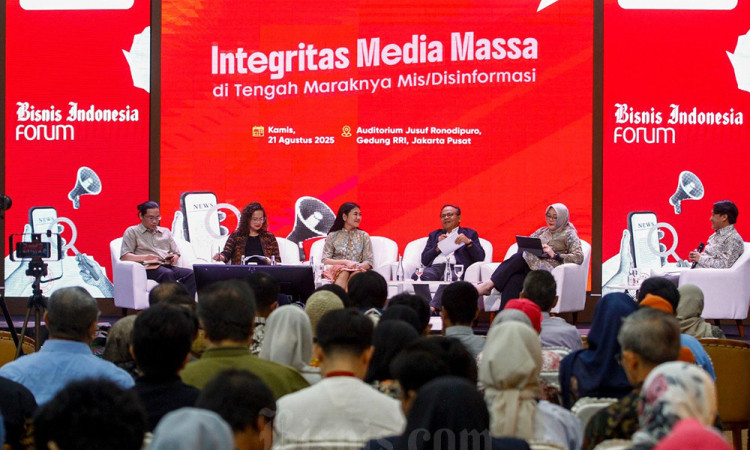 Bisnis Indonesia Forum Bertema Integritas Media Massa di Tengah Maraknya Mis/Disinformasi