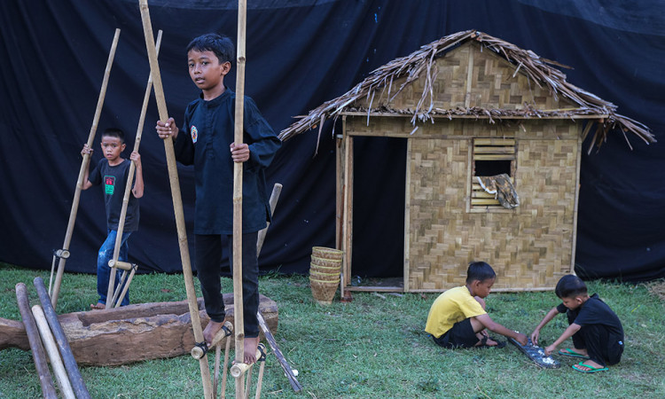 Festival Dolanan Tradisional Anak di Kota Serang