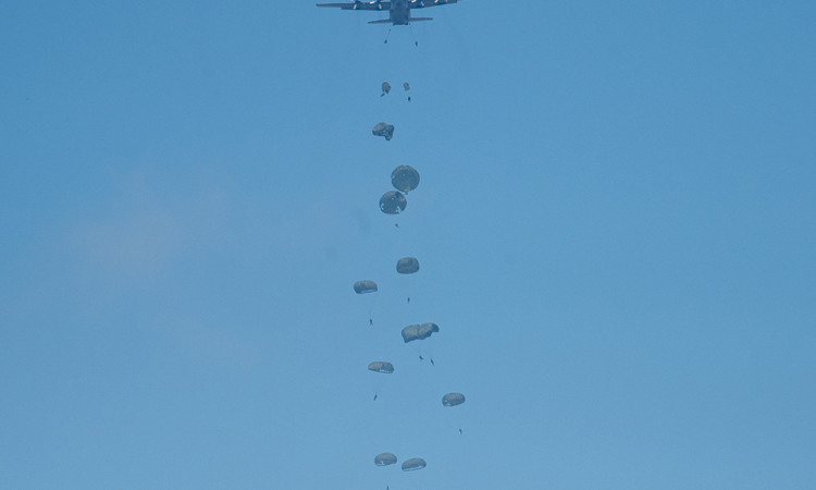 Latihan Airborne Operations Super Garuda Shield 2025