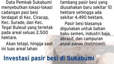 Investasi tambang pasir besi di Sukabumi