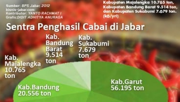 DATA BISNIS: 7 Sentra Produksi Cabai di Jabar