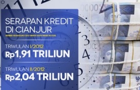 DATA BISNIS: Kredit di Cianjur Rp2,04 Triliun Per TW II/2012