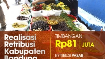 DATA BISNIS: Realisasi Retribusi di Kabupaten Bandung Rp2,7 Miliar