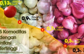 DATA BISNIS: Bawang Putih Sumbang Inflasi Terbesar dari Sektor Makanan