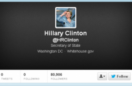 HILLARY CLINTON Punya Akun Twitter Resmi 