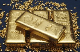 Harga Emas di Bursa Comex Kembali Turun