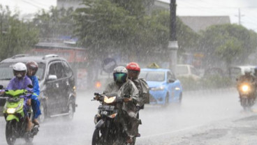 Info Cuaca Jabodetabek: Hujan Merata Sore Hari