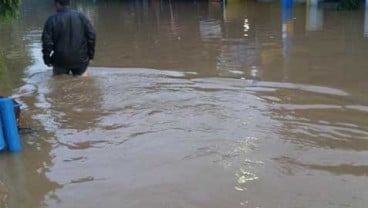 Sungai Cikeas Meluap, Kawasan Jati Asih, Bekasi Makin Terendam