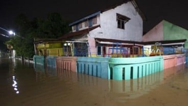 Citarum Meluap, Sejumlah Perumahan di Karawang Terendam Banjir