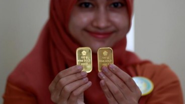 Harga Emas Dibuka Stagnan