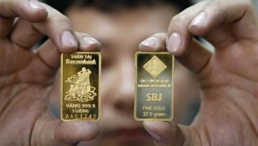 Harga Emas Terdongkrak Bursa Saham Yang Loyo