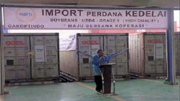 100 Ton Kedelai Asal AS Masuk Indonesia