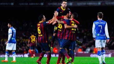 Copa Del Rey:  Barcelona Terlalu Kuat Bagi Sociedad