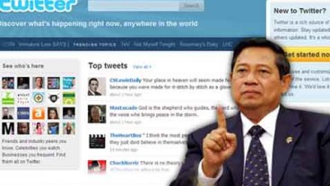 Wow, 'Follower' Akun Twitter SBY Tembus 4,5 Juta