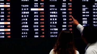 Indeks Nikkei Ditutup Terkoreksi 1,53% ke Level 14.313,03