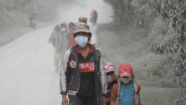 1.622 Pengungsi Sinabung Dipulangkan Sabtu (15/2)