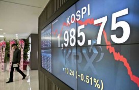 Bursa Korea Melemah, Indeks Kospi Ditutup Turun 0,2%