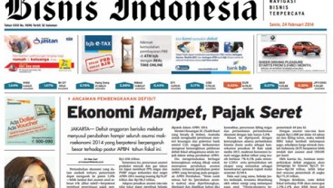 BISNIS INDONESIA: Ekonomi Mampet, Pajak Seret