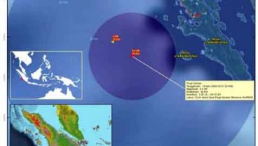 Gempa  4,1 SR Guncang Mentawai, Sumbar