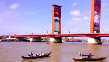 Jembatan Musi Dua Rampung 80%