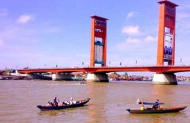 Jembatan Musi Dua Rampung 80%