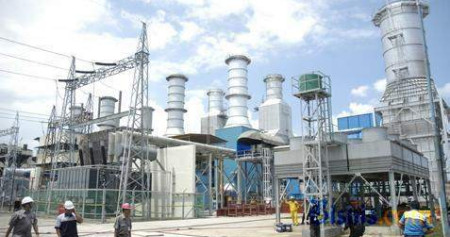 Salah saatu pembangkit listrik tenaga gas/JIBI