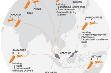 MH370 DIBAJAK: Malaysia Investigasi, India Cari di Teluk Bengala & Laut Andaman