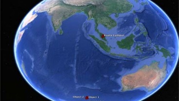 Lokasi 2 Benda yang Diduga Serpihan MH 370 Ini Paling Terpencil di Muka Bumi