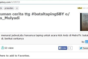SBY Batal Taping Kick Andy Show: Siapa Menteri Yang Lobi Agar Rekaman Tak Dibatalkan