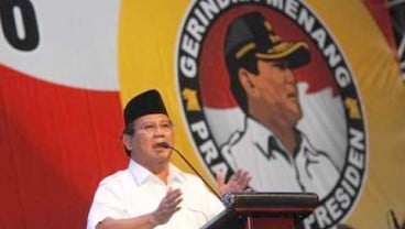 Prabowo Tantang Wartawan Angkat Orasinya Soal Raibnya Duit Negara