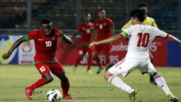 UJI COBA TIMNAS INDONESIA:  Jajal Villareal B Di Valencia, Spanyol (MNC)