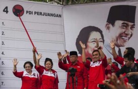 PILEG 2014: Quick Count Sementara, PDIP Tak Terkejar Lagi