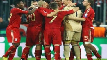 HASIL LIGA CHAMPIONS: Bayern Munchen Hajar Manchester United 3-1