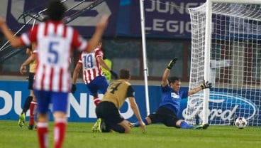 Hasil Getafe vs Ateltico Madrid Skor 0-1 Babak Pertama