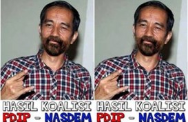 PDIP-Nasdem Resmi Koalisi, Muncul Parodi Jokowi-Surya Paloh di Media Sosial