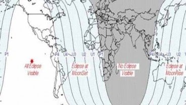 GERHANA BULAN TOTAL: Ini 21 Tempat yang Dapat Menyaksikan Langsung Saat Ini