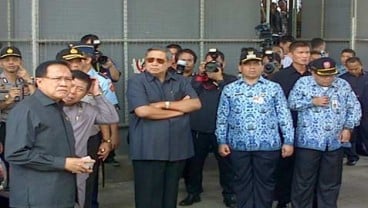 PASAR SENEN TERBAKAR: Presiden SBY Tinjau Lokasi 10 Menit