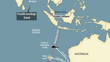 MISTERI MH370: Bangkai Pesawat Ditemukan, Kapal Perang Bangladesh Sisir Teluk Benggala