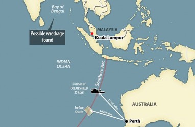 MISTERI MH370: Bangkai Pesawat Ditemukan, Kapal Perang Bangladesh Sisir Teluk Benggala