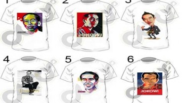 CAPRES JOKOWI Bagikan Kaos, Warga Berebut